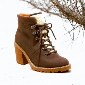 Universal Thread Women’s Tipper Heeled Hiking Boots‎ US 11 New